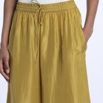 PALAZZO pantaloni in seta  by milaura. BE24252PANT OLIVE benaras soleil 