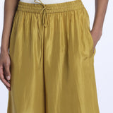 PALAZZO pantaloni in seta  by milaura. BE24252PANT OLIVE benaras soleil 