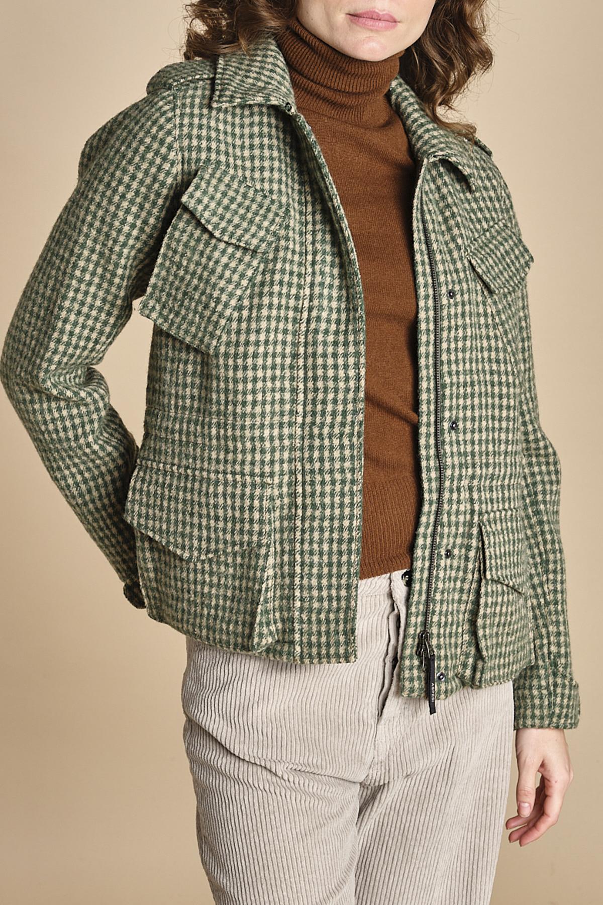 field jacket quadretti 1243 40373 aspesi 
