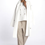 CHESTERFIELD Spolverino con anelli CHESTERFIELDD OFF WHITE sofie d'hoore 