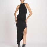 abito lungo con nodo DREAMLIKE NERO undress code 