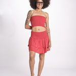 top fascia elastico MANDIBLATU CRANBERRY laraethnics 