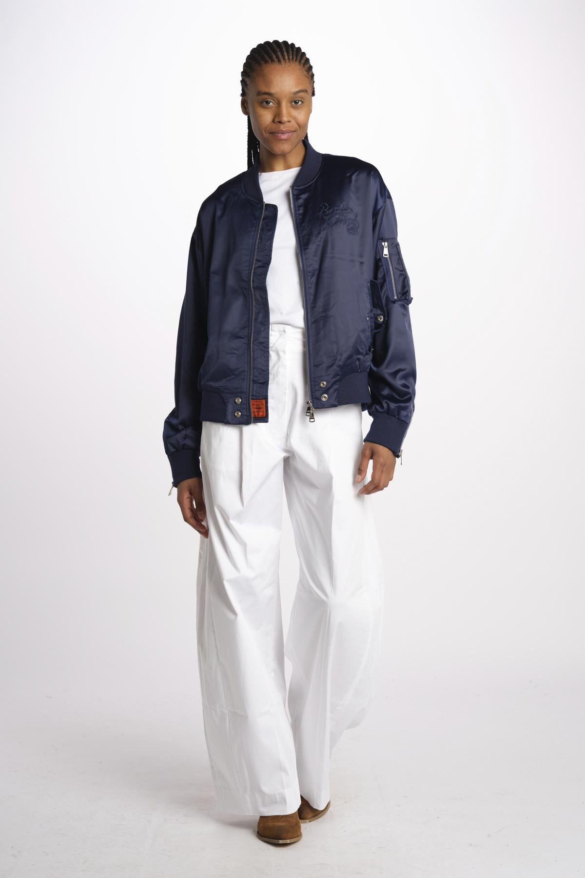 Bomber raso donna DAILY NAVY bombers original 