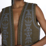 gilet con borchie 180434 U352 scotch&soda 