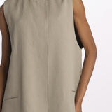 1331 gilet lino enzimato 1331 TORTORA dusan 