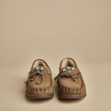 scarpe camoscio con pietre LAKOTA BROWN fortela 