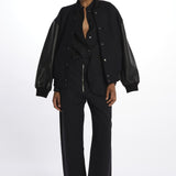 Pantalone lungo con zip PRAVIN1572 DARKESTNAVY studio nicholson 