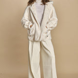 parka ecofur. SELENA ECRU giovanni paris 