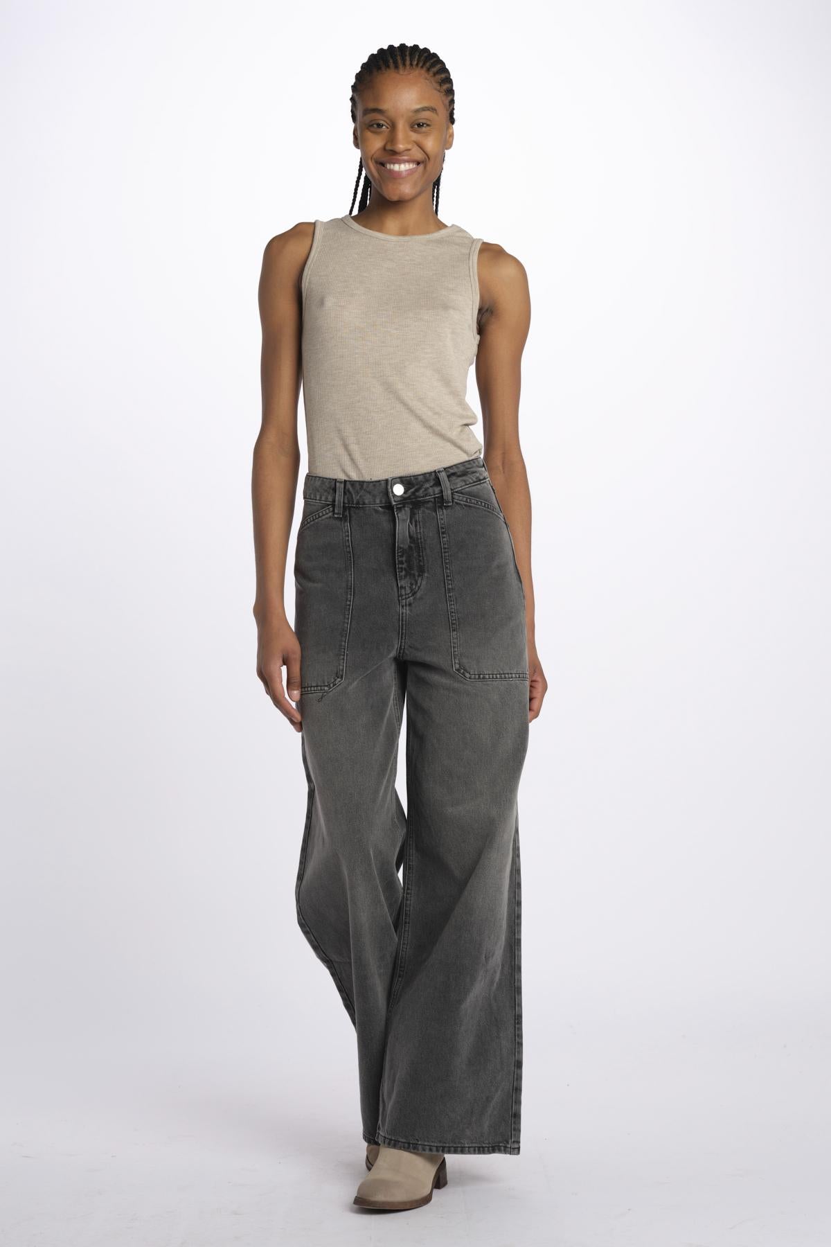 Denim con tasconi DELLOU BLACKSTONE ba&sh 