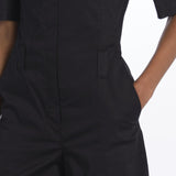 Tuta m/c BIANCA con zip BIANCA 3109 BLACK the latest 