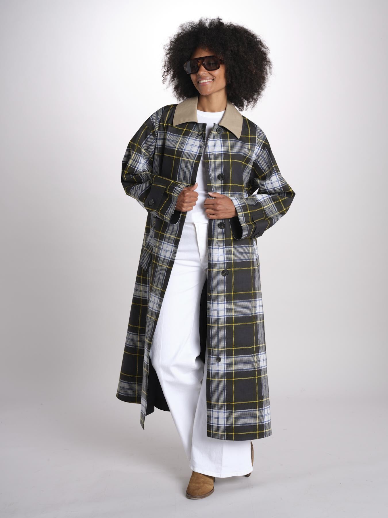 impermeabile scozzese LM-1190 ACJ04 NAVY mackintosh 