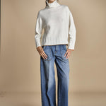 maglia dolcevita over SAMANTHA PANNA CAMMELLO tenne' 