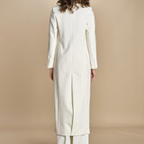 cappotto lungo smoking JIL ANN  IO1100X9049 WH011 ivy oak 