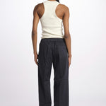 Pantalone PENSIL cotone con elastico PENSIL NAVY true avenue 