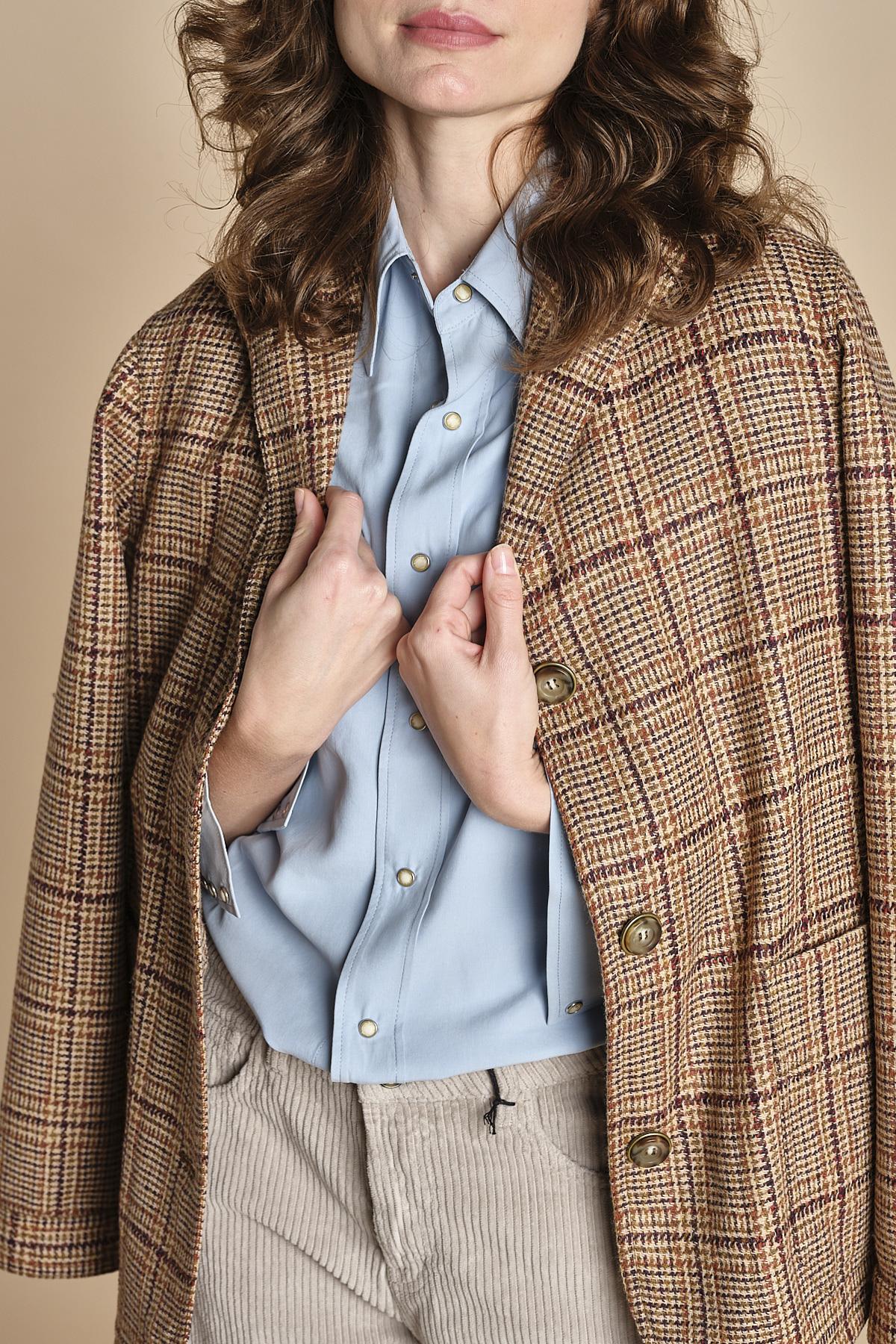 camicia texana TOLEDO-SM001 SKY fortela 
