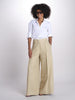 pantalone largo con nervature