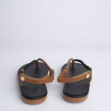 Sandalo Infradito ZOI bicolore ZOI BLACK TAN ancient greek 