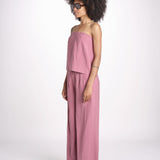 top in lino con elastico DEBORA ROSE ba&sh 