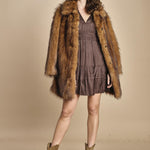 miniabito con rouches CYRILIA CHOCOLATE ba&sh 