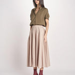 gonna a ruota in nylon 5N23 01047 BEIGE aspesi 