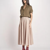 gonna a ruota in nylon 5N23 01047 BEIGE aspesi 