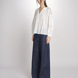 Camicia con nervature NIPOA 2HVA27-V09117 BLANC vanessa bruno 