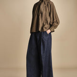 camicia con nastri intrecciati MARONA OLIVE GREEN scarlett poppies 