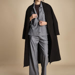 camicia in  flanella con tasche POLINE GREY true avenue 