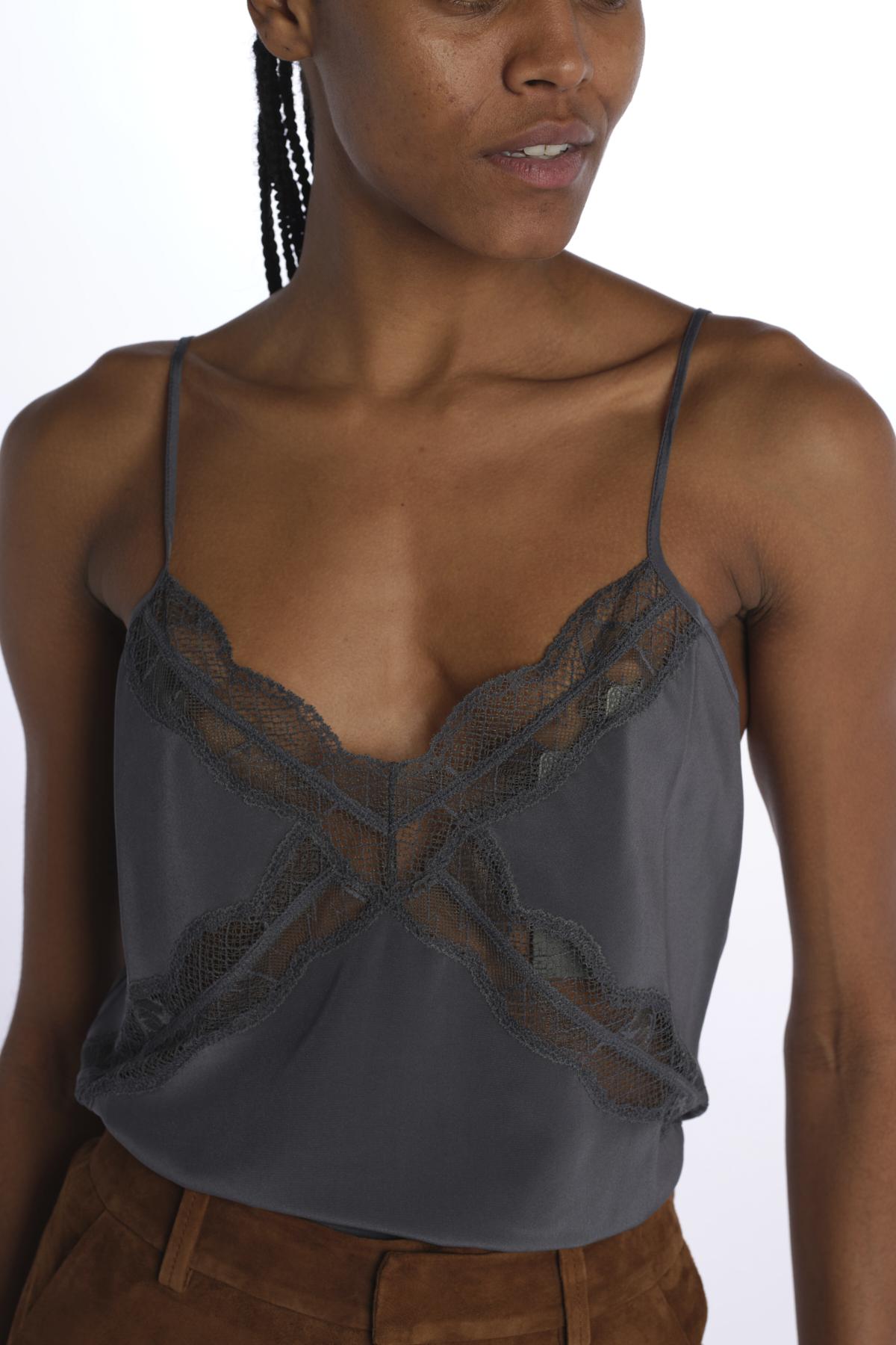 Top pizzo WWCR01258 VERTDEGRIS zadig & voltaire 