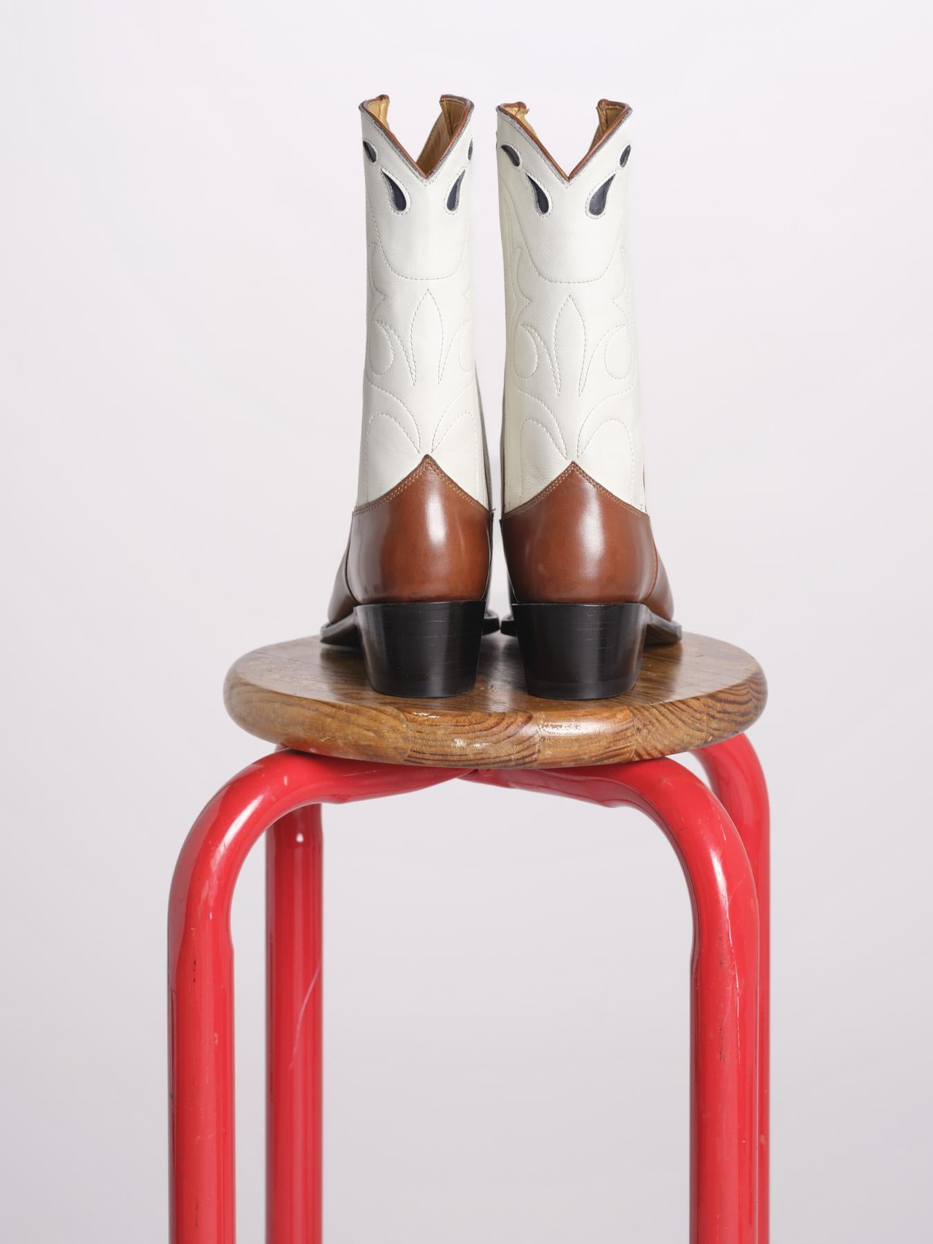 stivale texano con intarsio SHAILA CN003 BUTTERFLY fortela 