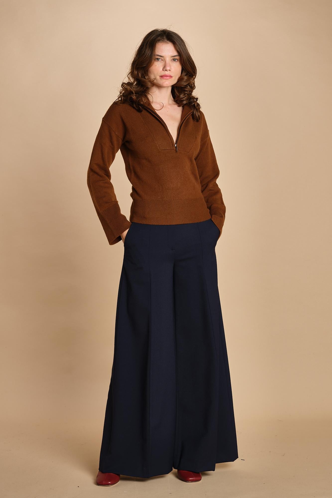 maglia mezza zip MIL14 25383 SYRUP milaura 