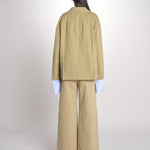 Giacca in canvas con tasche toppa CAMILLE MJD522_ATEX46 NUT jejia 