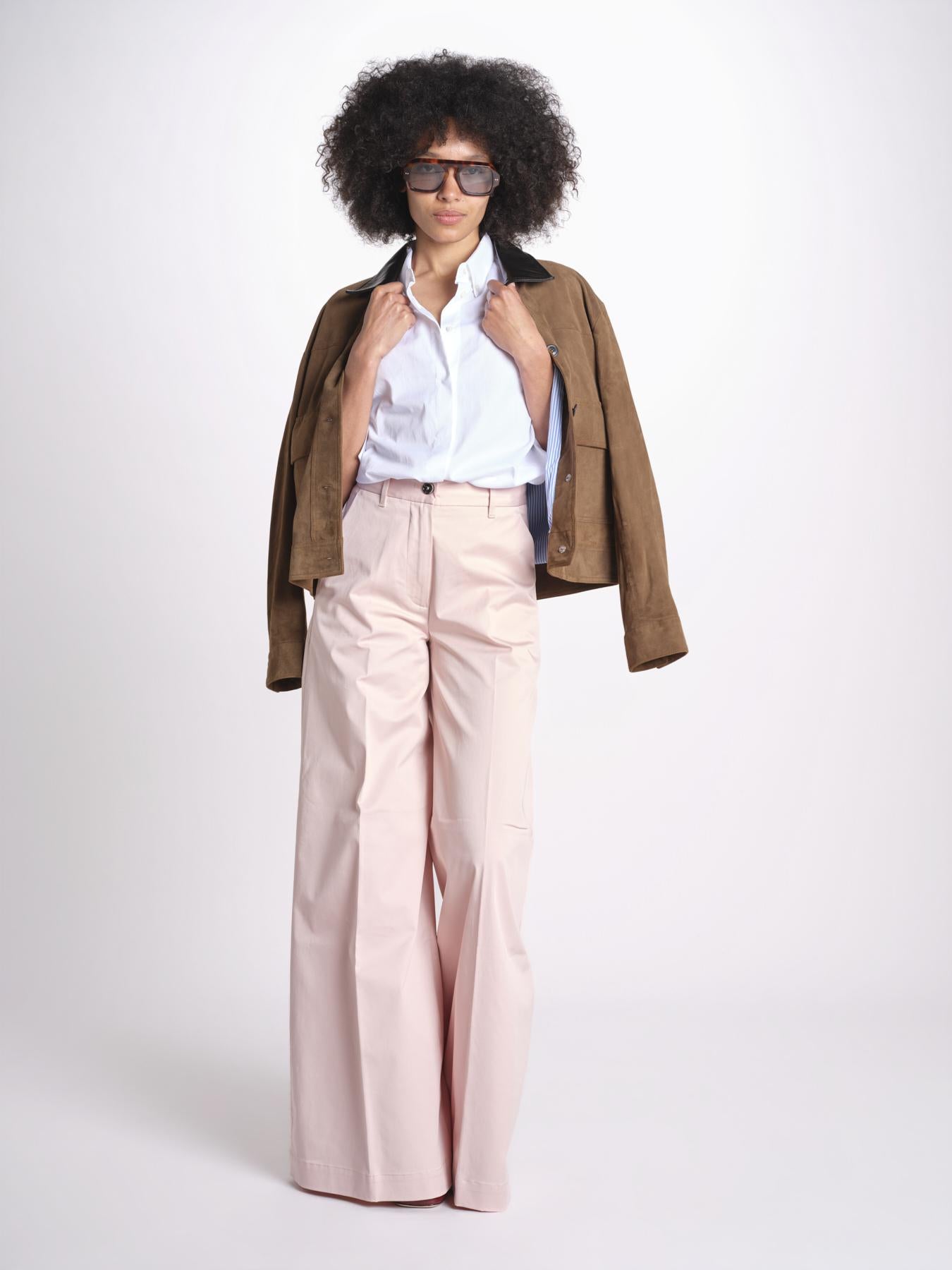 pantalone over in cotone pesante ORIANNA ORNO9 ANTICO nine in the morning 