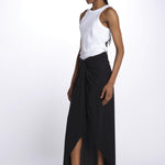 MILLA gonna lunga con spacco profondo MILLA DEEP BLACK amazuìn 