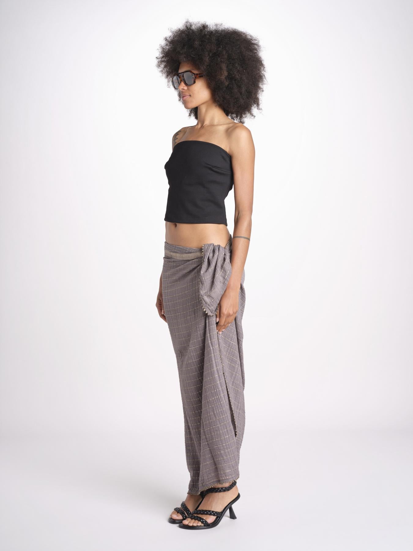 pareo in lurex gessato NORA STONE christianzen 