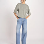 t-shirt over VOSS61 T1473_PS26 721 OXYD GREY bellerose 