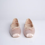 MIGNON ballerina in raso con punta quadrata F846SE1 BLS studio AMELIA 