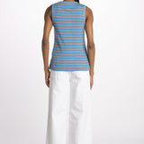 Canotta costine righine GUESS NOT SO TIRED NAVY howlin' 