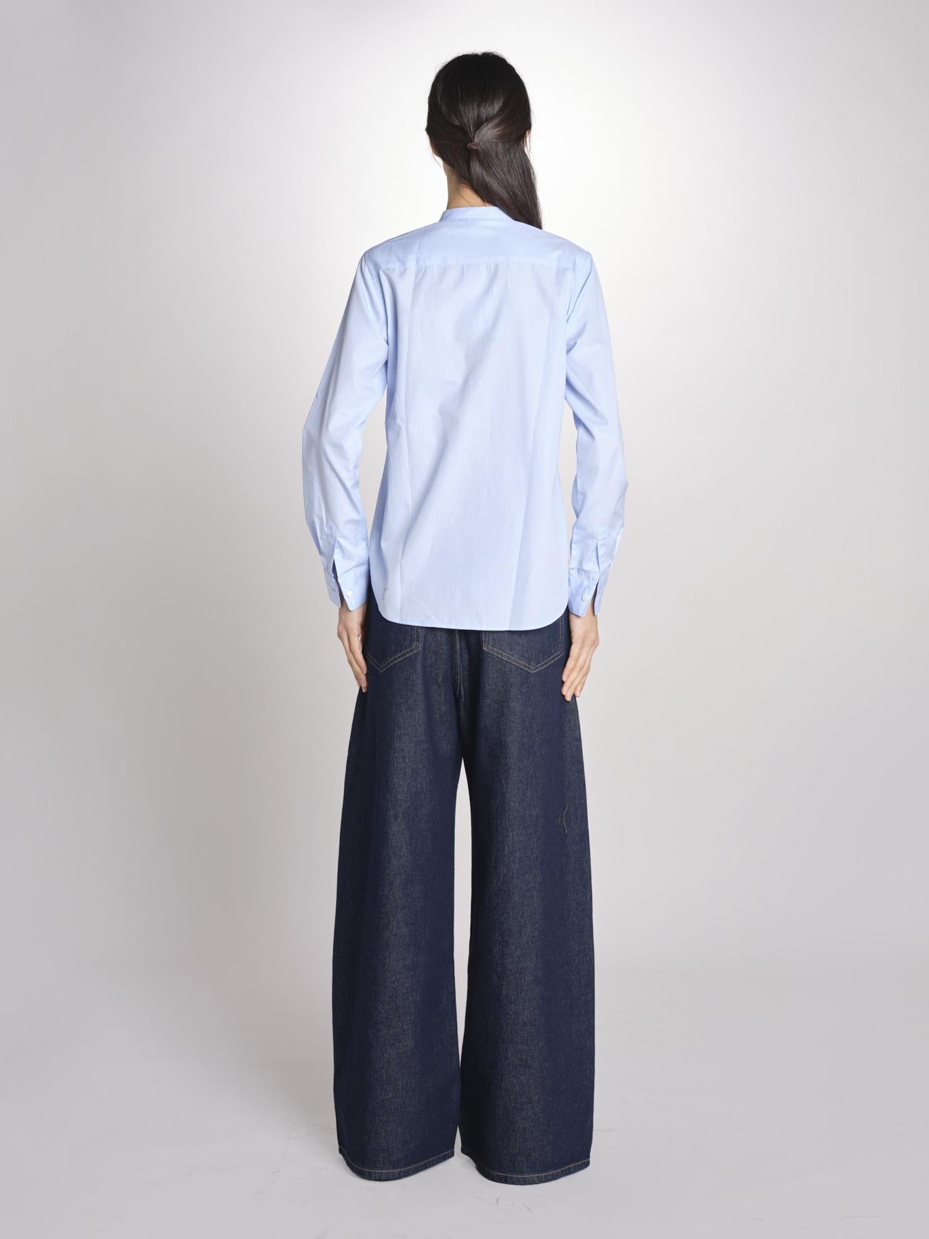 camicia con collo guru 5416 07126 AZZURRO aspesi 