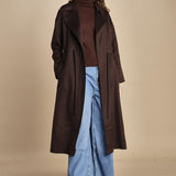 cappotto double con cintura KATE CHOCOLAT ba&sh 
