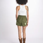 short con ricamo cuori 344171 GREEN L0013 farm rio 
