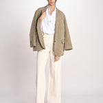 pantalone marinaio con bottoni oro MARINE COMFRTIBULL NATURAL true avenue 