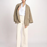 pantalone marinaio con bottoni oro MARINE COMFRTIBULL NATURAL true avenue 