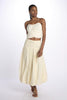 Long pleated skirt