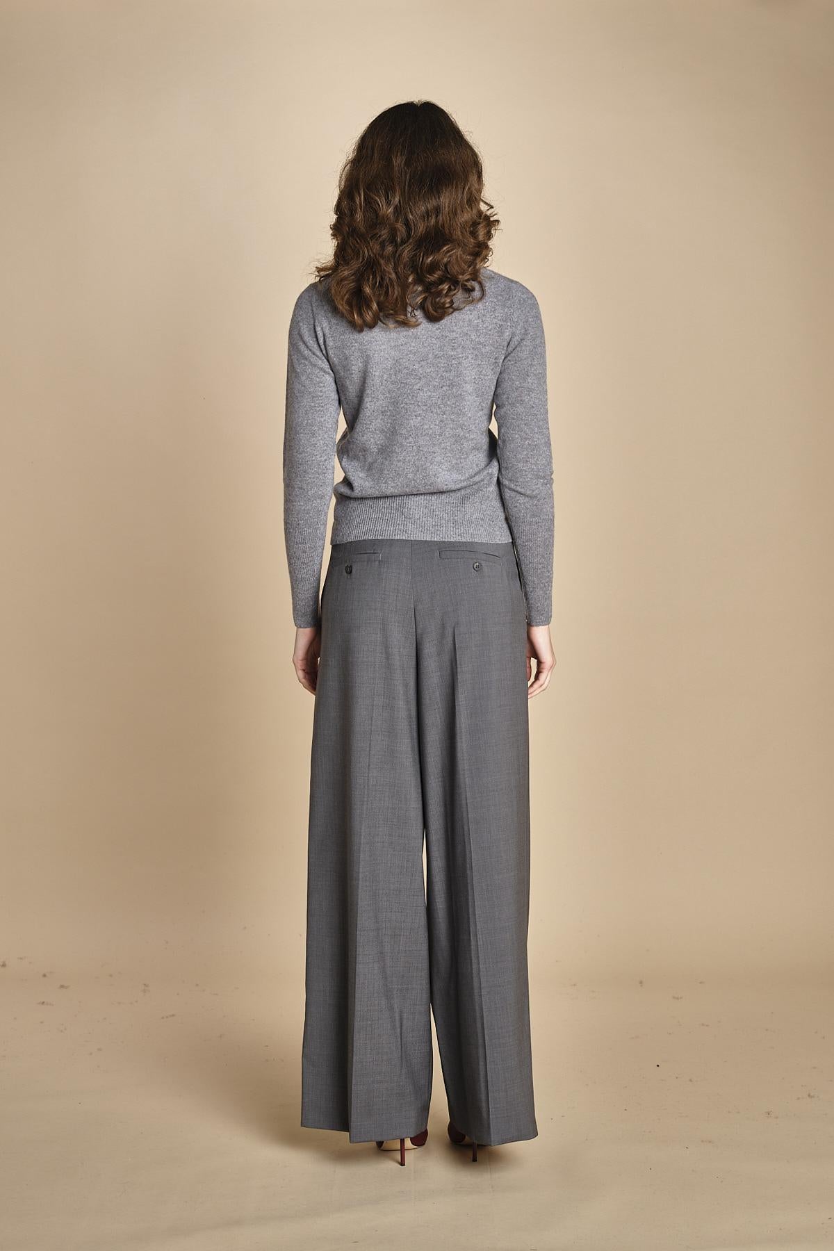 girocollo basic MIL46 25203 GRIGIO CH milaura 