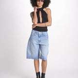 1239 BEAU body con allacciatura dietro e scollo profondo BEAU NERO undress code 