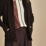 camicia con collo a pannelli BL_3261T BROWN bodice 