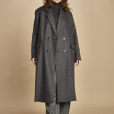 cappotto doppiopetto over. MAN0053 GRI0125W soeur 