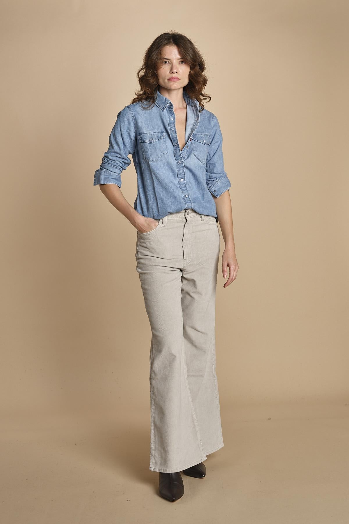 camicia in denim ICONIC WESTERN 16786 0018 levi's 