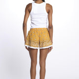 BANDADA SHORT con passamaneria BANDANA SHORT YELLOW orsina 